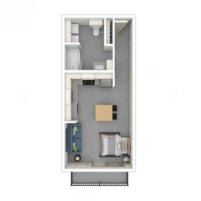 0A - AFFORDABLE 224 floor plan
